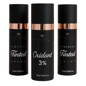 Zestaw farb Zestaw farb Chocolate + Coffee Brown + Oksydant 3% | IMTHELASHMAKER rzęs i brwi Chocolate + Coffee Brown + oksydant | IMTHELASHMAKER