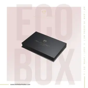 Czarne rzęsy Eco Box skręt C i D wyprzedaż | IMTHELASHMAKER